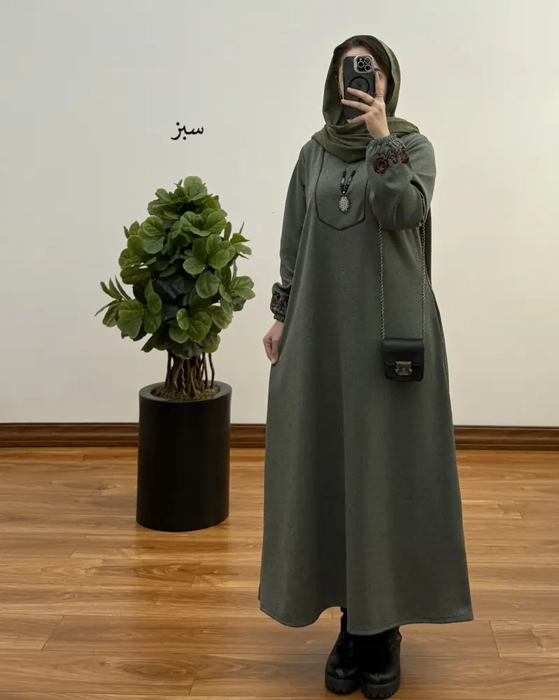 پیراهن مانتویی دلسا